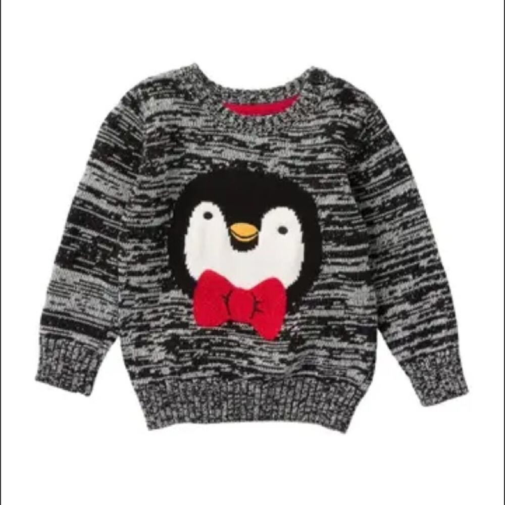 Joe Fresh Penguin Pullover Crewneck Sweater 12-18 Months